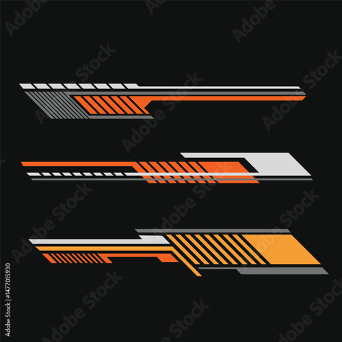 car body wrap livery decal design. modern car body livery decal.