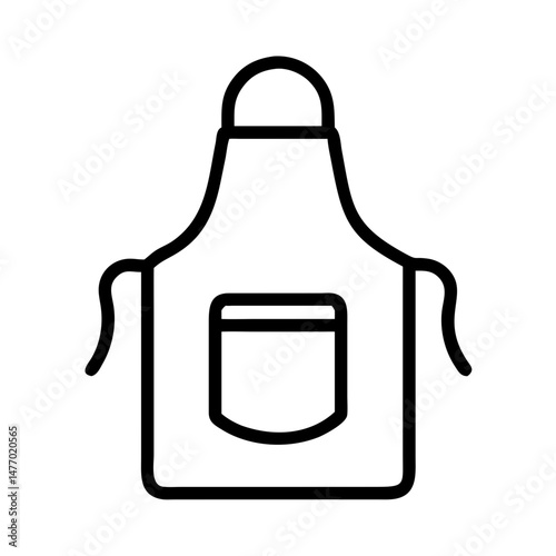 Apron icon in outline style