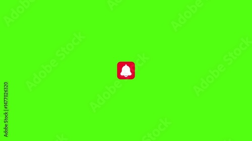 Minimal Bell Icon Animation – Notification Alert