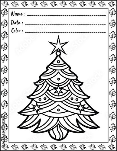 Bold and Easy Christmas Coloring Pages For Kid and adult.  
High resolution (300 DPI), 
Ready to print on standard 8.5x11 inch paper With No Bleed, 
Black and White. 
Vector illustration AI, EPS, PNG,