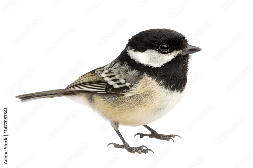 Naklejka premium Close-up of a Beautiful Bird . Transparent background PNG