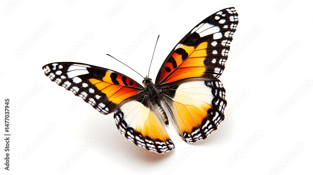 Naklejka premium butterfly isolated on white background