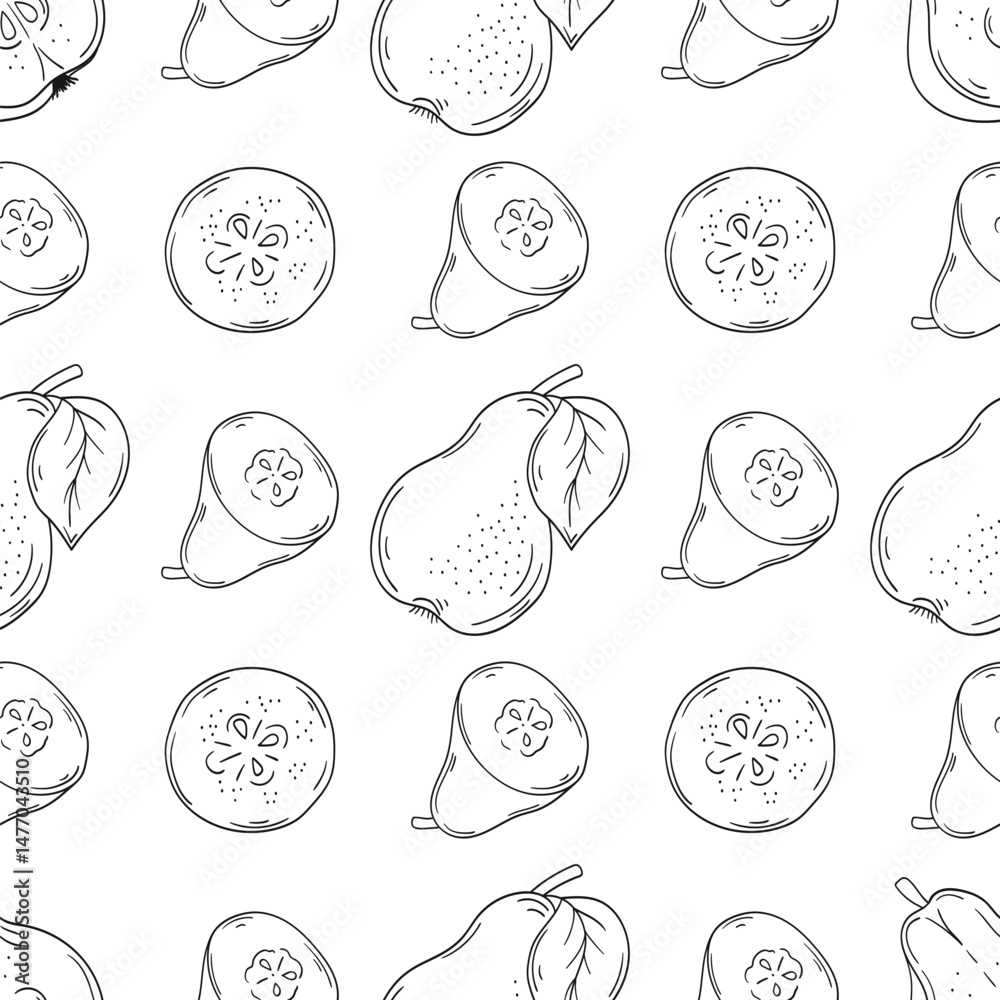 Pattern for textile or kitchen in hand draw style. Monochrome pattern Pattern for textile or kitchen in hand draw style. Monochrome pattern