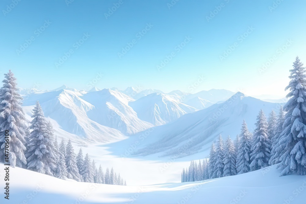 custom made wallpaper toronto digitalMajestic Mountain Scenery with Snow-Covered Landscape
