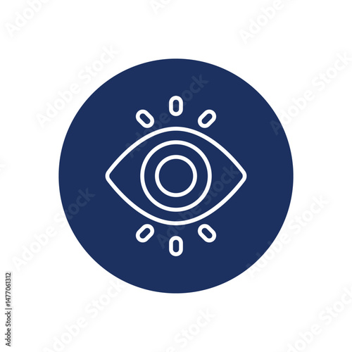 View Point Icon Vector Stock Illustration