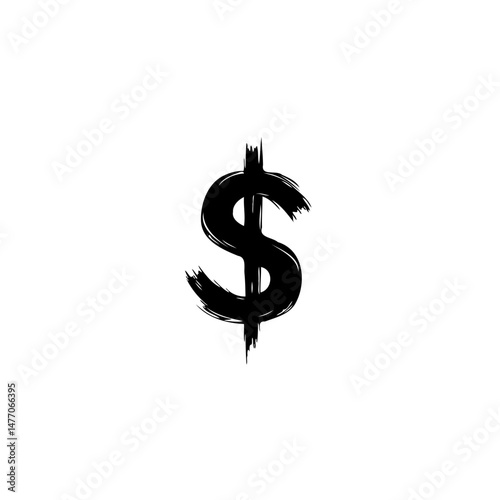 Stylized representation of financial value, illustrating a dollar symbol