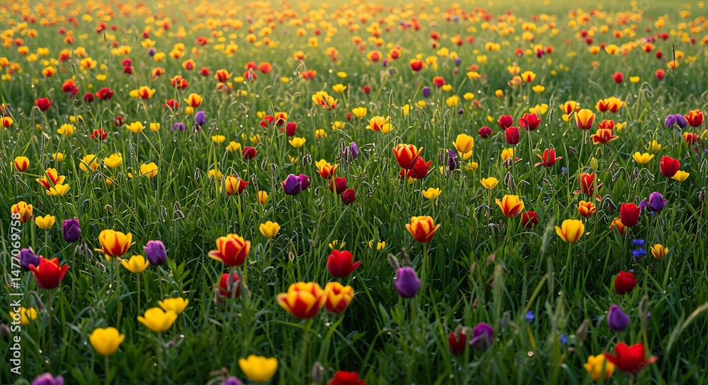 Fototapeta premium Golden Hour Bloom