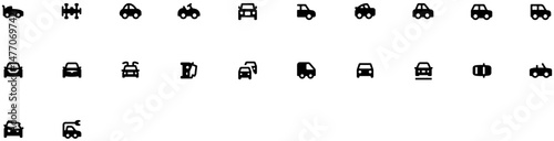 Set of Car icons