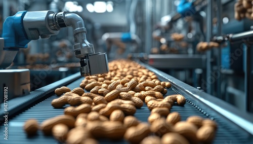 Automated Peanut Processing Plant.
