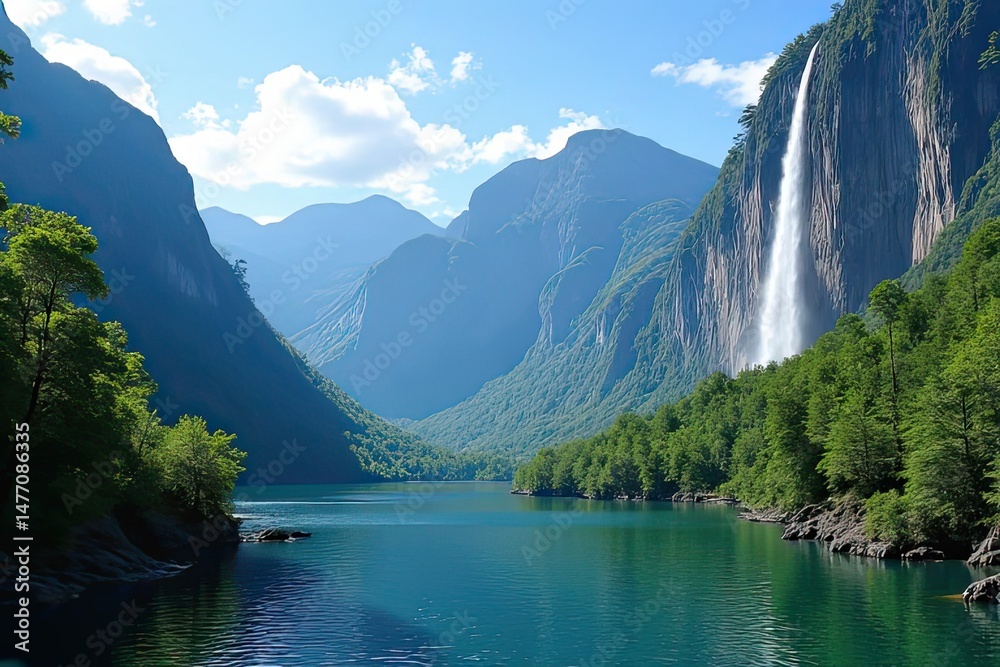 Fototapeta premium Mountain Oasis