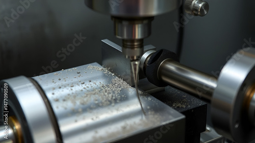 The milling cutting tool regrind process by manual operation.