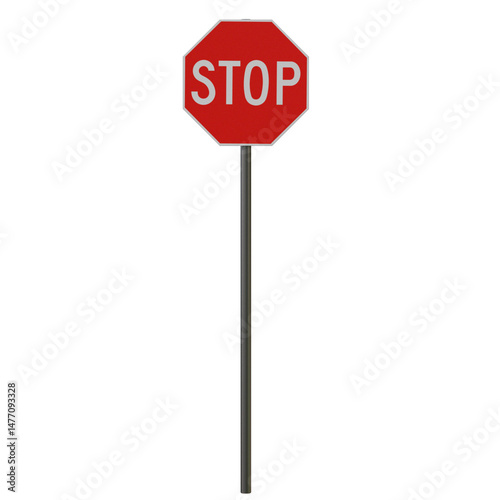 stop road sign