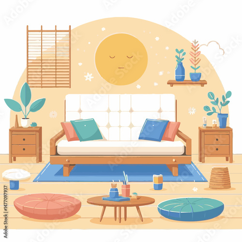 futon, room, interior, house, wall, white, bright, frame, comfortable, living, home, wooden, apartment, furniture, couch, floor, cozy, flat, sofa, relax, modern, contemporary, style, luxury, pillow, d