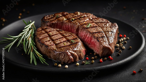 Roasted meat dishes featuring beef with vegetables or potatoes and duck with potatoes present a hearty and gourmet meal selection