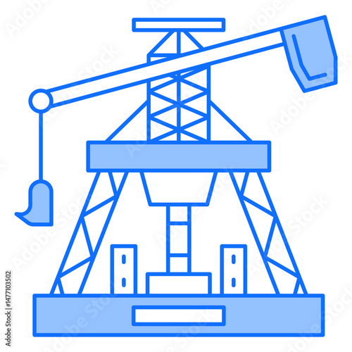 Oil Mining Icon