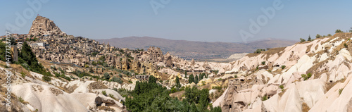 Panoramic Landscape of Cappadocia Pigeon Valley
