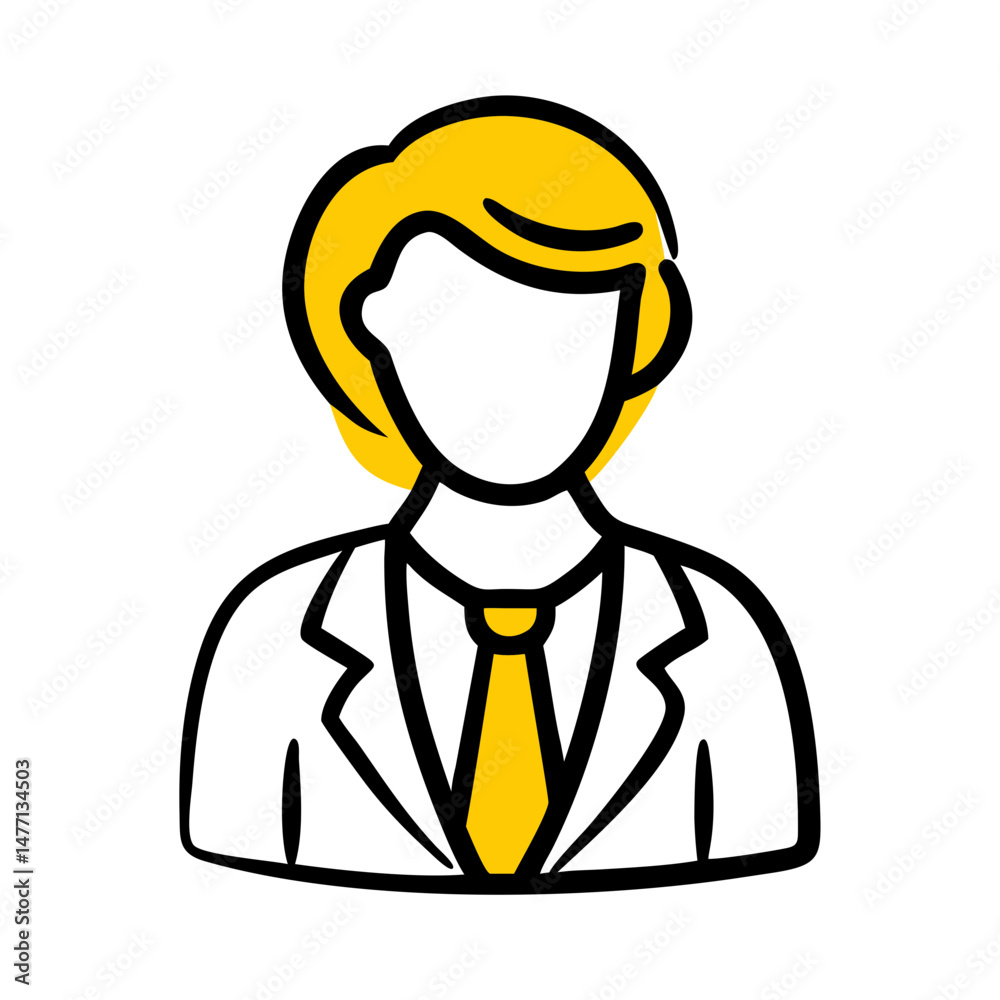 Real Estate Professional: Modern vector icon of a real estate professional, suitable for real estate, property sales, and agency branding. Real Estate Professional: Modern vector icon of a real estate professional, suitable for real estate, property sales, and agency branding.