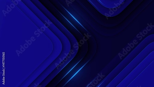This stock motion graphics video includes a clip of a Blue Abstract Flow Loop