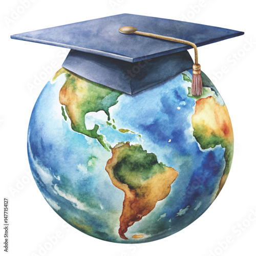 Graduation Day Elements White Background
