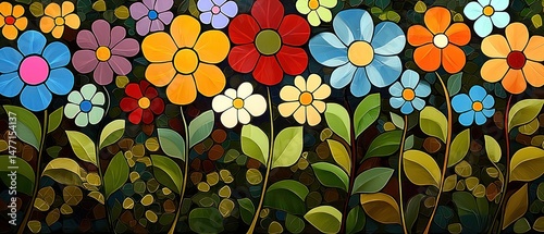 Vibrant Flower Garden