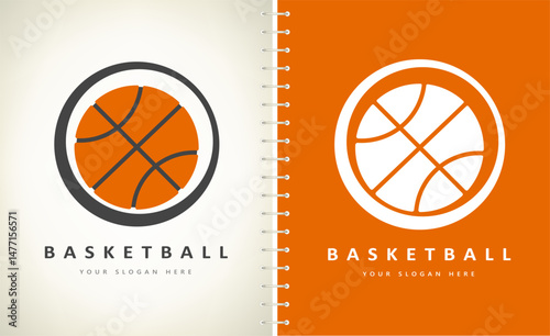 Basketball logo vector. Sport design