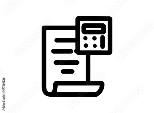 set of icon an Business Strategy Accounting