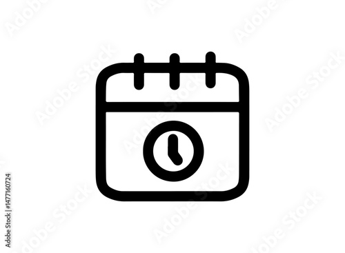 set of icon an Business Strategy Schedule