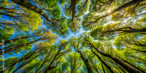 Abstract View of Trees
