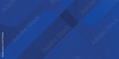 Abstract blue background. Modern simple blue geometric design. Minimal shapes. Suit for booklet, brochure, banner, poster, website, flyer, cover, corporate, backdrop. Vector illustration