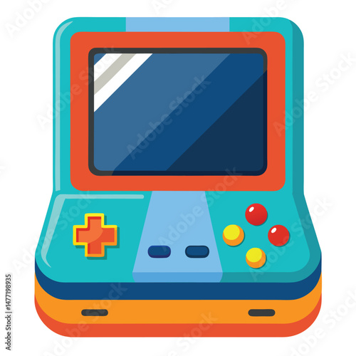 Emulator gaming instrument isolated on white background