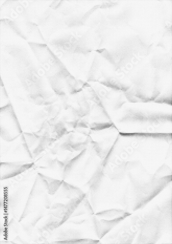 Large vector halftone paper texture with a transparent background