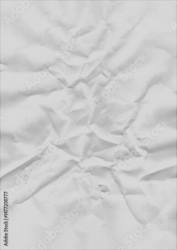 Large vector halftone paper texture with a transparent background