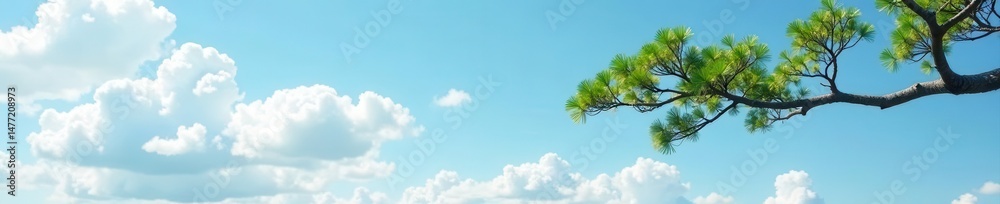 Single tree branch against sky, ample copy space , earth, project Single tree branch against sky, ample copy space , earth, project
