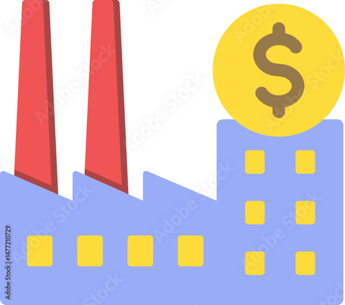 Manufacture Business Flat Icon