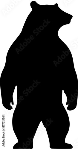 bear silhouette vector