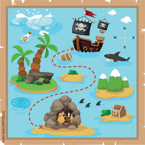 top-tier map designed for a legendary treasure quest