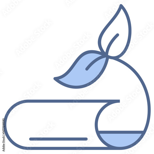 Eco Material Blue Icon