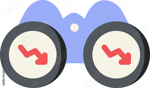 Market Outlook Flat Icon