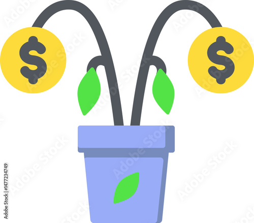 Bad Interest Flat Icon