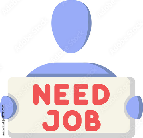 Need Job Flat Icon