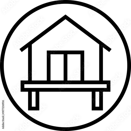 bungalow icon