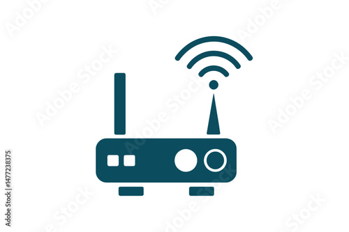 Wireless router network connection signal device