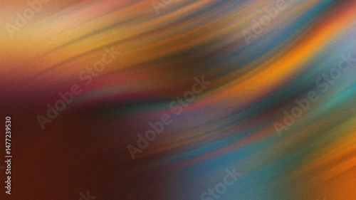 Abstract Autumnal Hues Swirling Gradient Background Texture Design red art web fall blue gold teal  