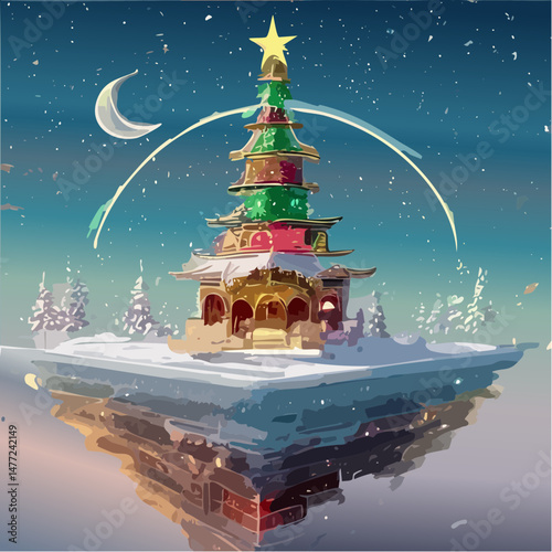 santa claus on the roof