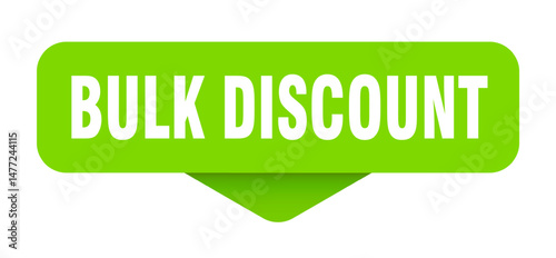 bulk discount sticker. bulk discount sign on transparent background
