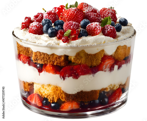 Delicious Berry Trifle Dessert