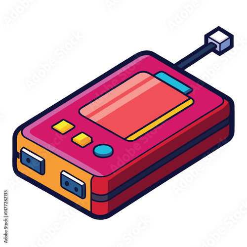 USB hub gaming instrument isolated on white background
