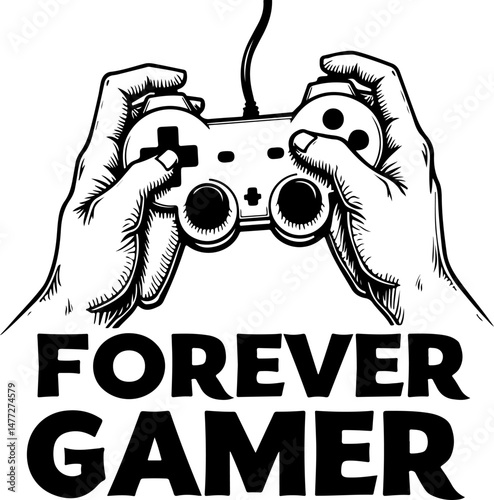 Galactic Gaming Vibes: Cosmic Controller Art"
