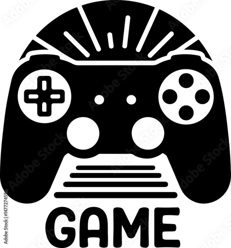 Galactic Gaming Vibes: Cosmic Controller Art"