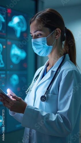 AI-driven innovation in healthcare technology for improved medical outcomes photo